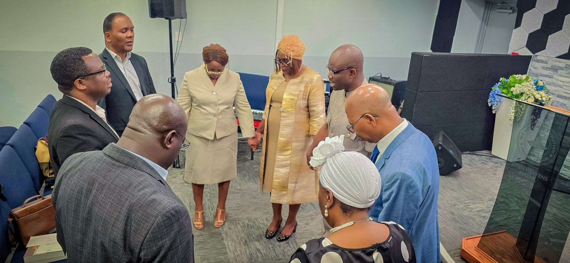 Open Heavens Chapel Edmonton congregation in worship